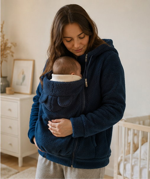 Cozy Babywearing Fleece Hoodie